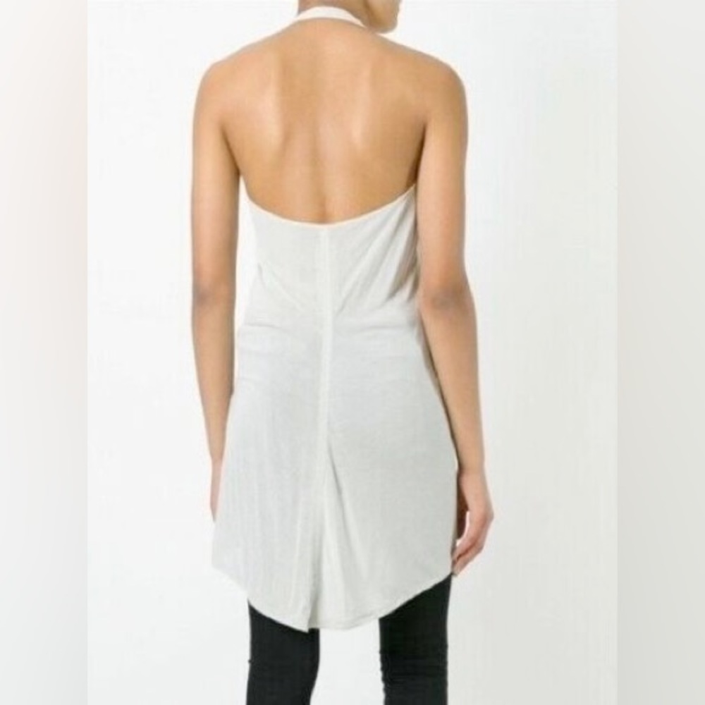 Rick Owens Lilies draped halter tunic in blue grey dinge colorway, US4. - Picture 6 of 7
